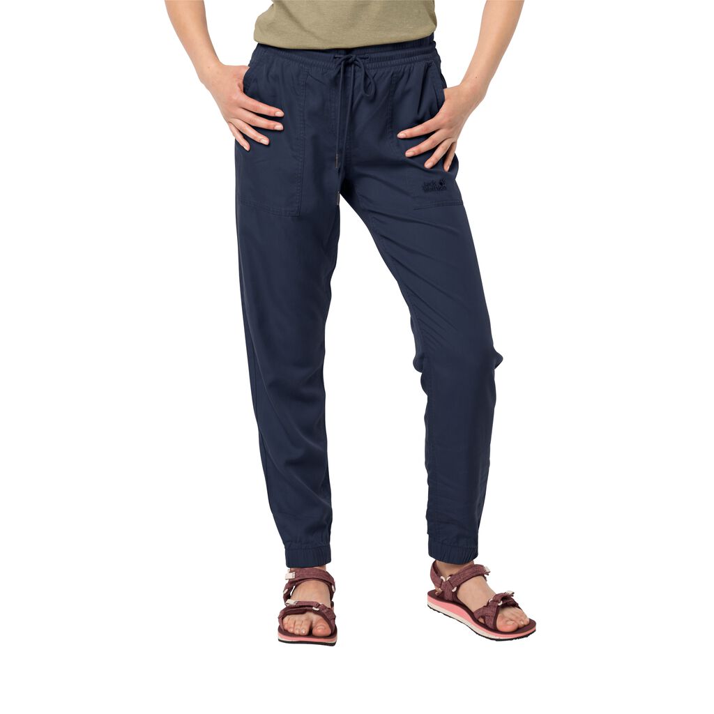 Jack Wolfskin MOJAVE Pantalons Femme Bleu Marine Bleu - YFCKPAZ-03